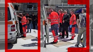 Incidente la sfințirea bisericii lui Gigi Becali. Un bărbat a avut nevoie de îngrijiri medicale