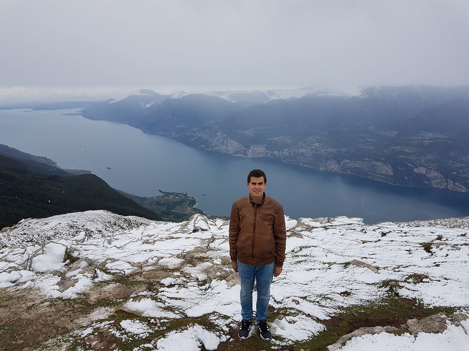 Claudiu este şi un pasionat al muntelui