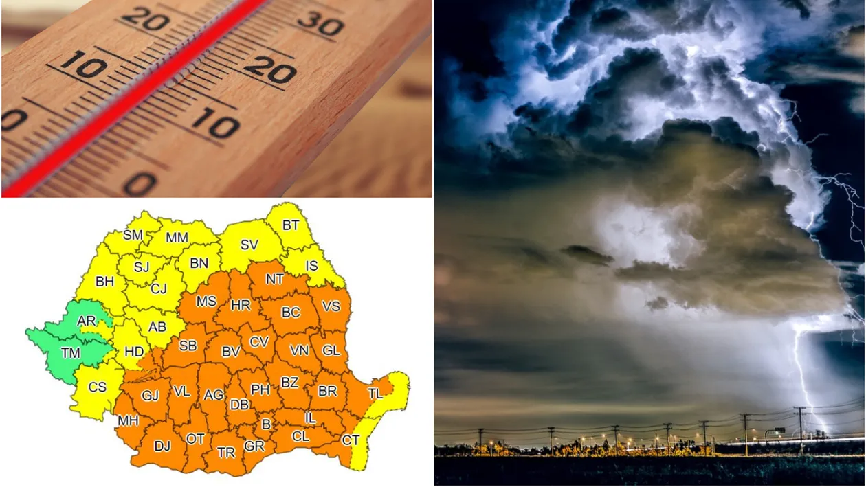 De la ora 21:00, vremea se schimbă radical. De ce evenimente vor avea parte românii până mâine, la ora 10:00