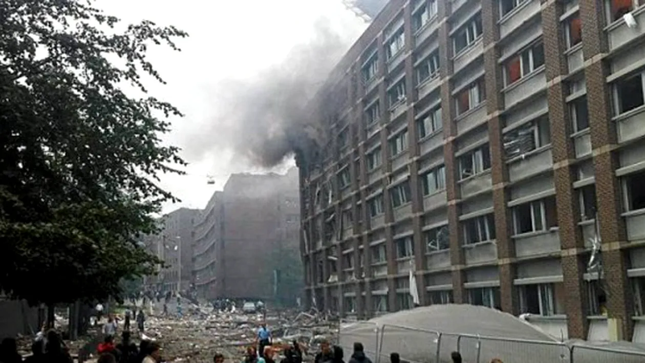 O explozie a avut loc in apropiere de Guvernul norvegian!