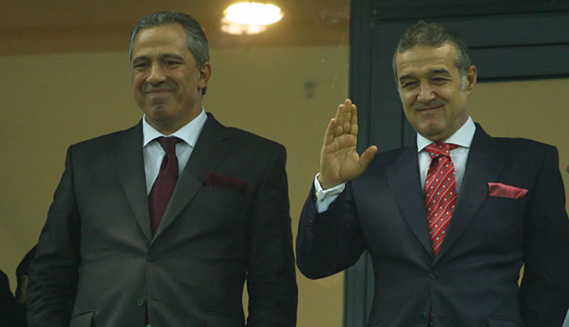 Teia Sponte, alături de Gigi Becali