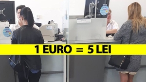 Dezastru la cursul valutar în România: "1 Euro = 5 lei"