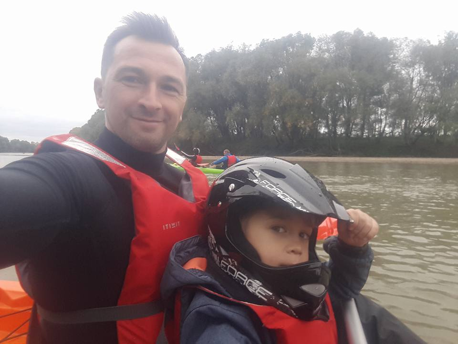 Pasiunea lui Ionuț pentru caiac este dusă mai departe