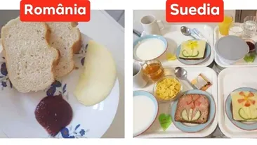 Galerie foto scandaloasă | Cum arată micul dejun în spitalele din România și cum arată în cele din restul țărilor din Europa