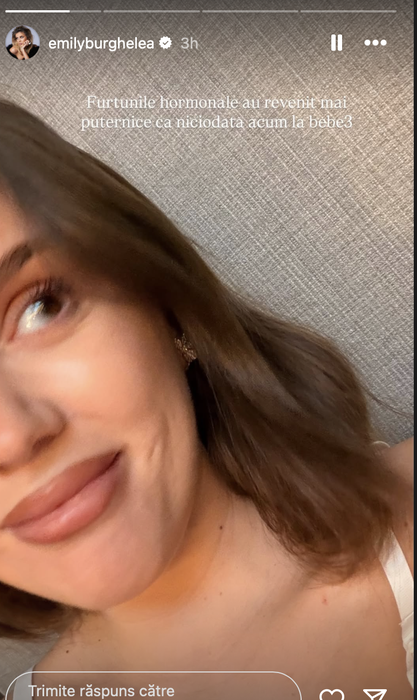 Emily Burghelea trece prin clipe grele, după ce a născut a treia oară: „Nu știu cum să controlez”