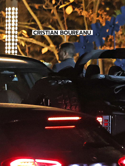 Cristian Boureanu se îndreaptă spre local (SURSA FOTO: CANCAN.RO)