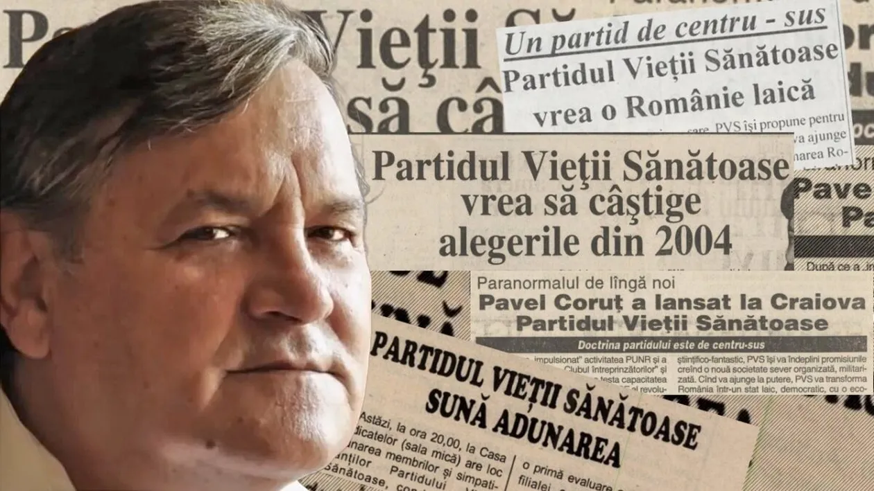 Pavel Coruț și „Partidul Vieții Sănătoase”. Autorul „Octogonului” a vrut să transforme conspirațiile în politică