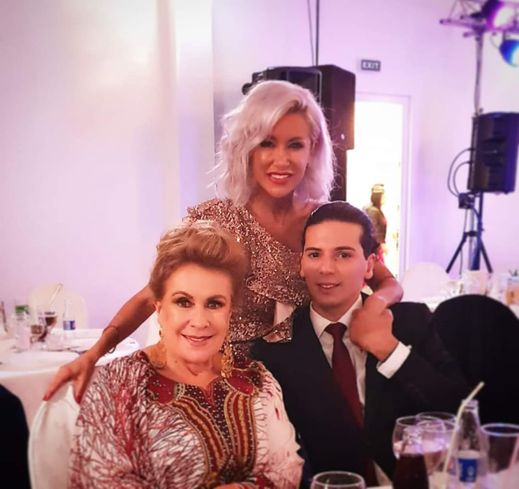 Radhu, alături de Laura Zapata