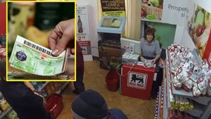 O casieriţă de la Mega Image din Fălticeni a primit un set de bonuri de masă ciudate. Ce scria, de fapt, pe ele