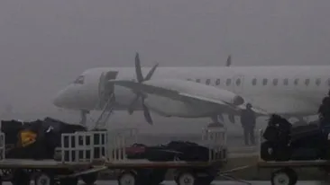 Ceata cauzeaza probleme! Sase curse au intarzieri pe Aeroportul Henri Coanda!