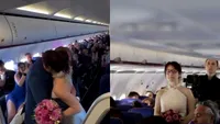 Nuntă inedită pe un zbor Wizz Air! Ivano și Federica și-au unit destinele în aer, pe 15 aprilie 2024. VIDEO