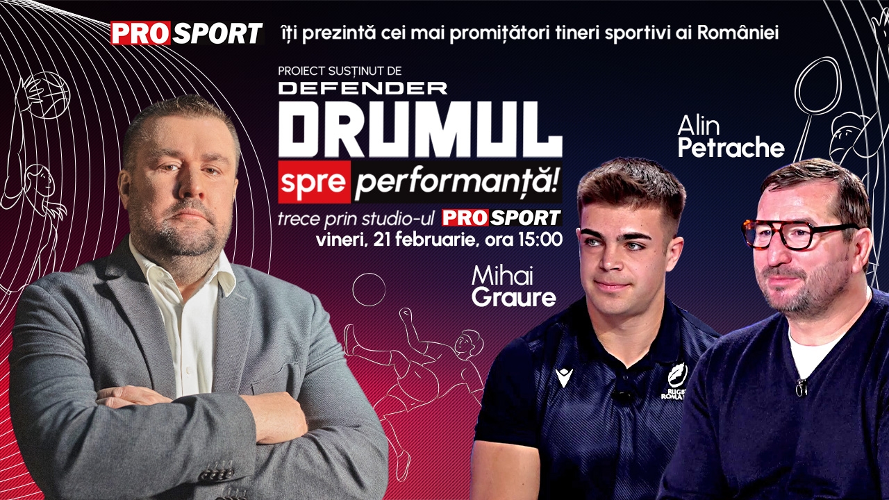 Emisiunea „Drumul spre performanță", azi la ora 15.00. Cine sunt marile speranțe din rugby-ul autohton