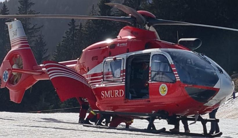 O fetiță de șase ani a căzut din telescaun la Sinaia. A fost chemat elicopterul SMURD
