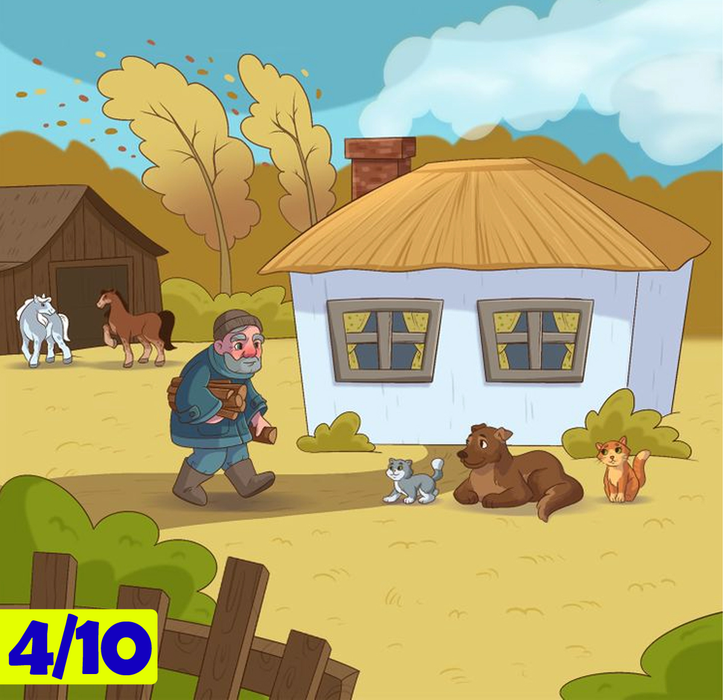 Test IQ cu 10 întrebări | Câte greșeli vezi în aceste imagini? Doar 19 din 100 răspund corect