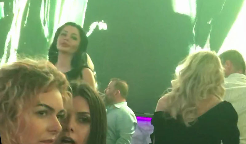 Brigitte Sfăt a făcut show la Bamboo