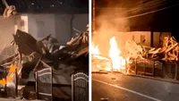 Răsturnare de situație în cazul exploziei din Dej! Bărbatul ar fi provocat scurgerea de gaze
