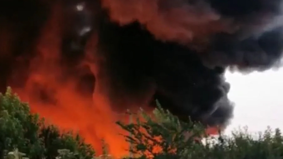 Incendiu puternic lângă București! Sunt 11 victime, cinci în stare gravă