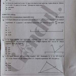 Barem Matematică la Evaluarea Naţională 2021. Cum se rezolvau subiectele