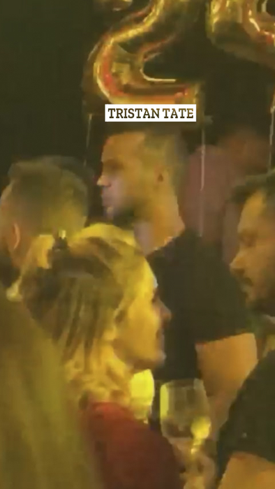 Tristan Tate a fost și el în club