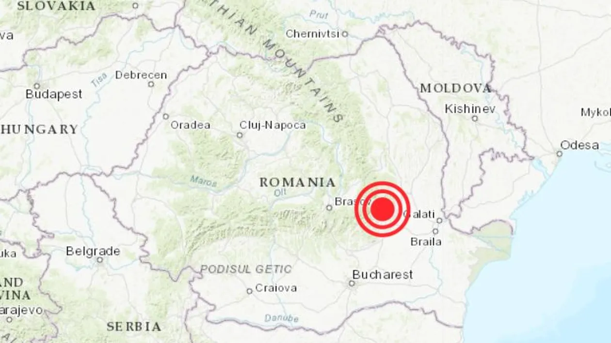 Cutremur de 3,4 grade în Vrancea, joi dimineață. A fost precedat de un seism și mai mare