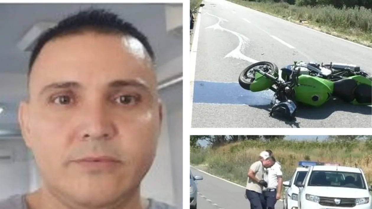 Călin, un polițist de 44 de ani, se zbate între viață și moarte. A încercat să evite un câine și a pierdut controlul motocicletei