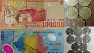 Mai ai acasă astfel de piese? Prețul ireal la care se vinde o colecție întreagă cu monede și bancnote de 5, 10, 100, 1.000, 5.000 și 100.000 de lei