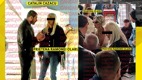 Ramona Olaru a lovit prin învăluire! S-a întâmplat la ieșirea din Loft: l-a luat cu fulgi cu tot pe Cătălin Cazacu!