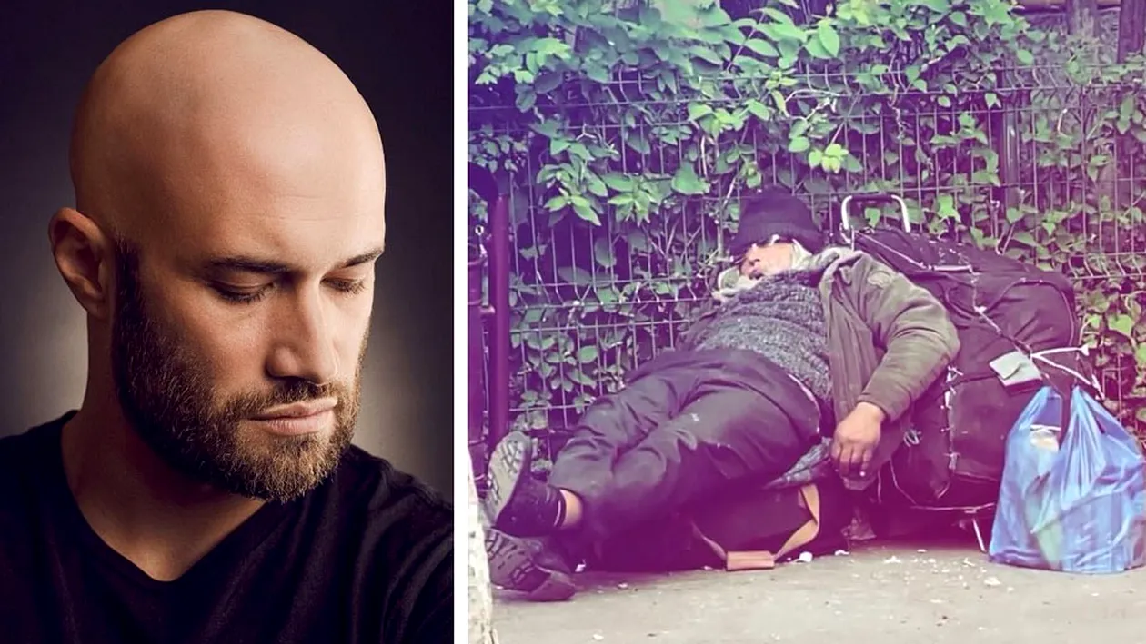 Mihai Bendeac, în lacrimi după ce i-a dat de pomană unui bărbat fără adăpost! A avut un șoc când a aflat identitatea acestuia