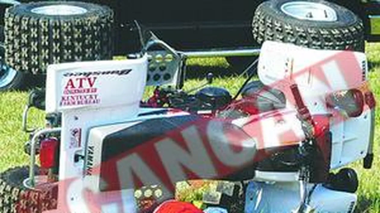 Fetita moarta In ATV-ul primit de la parinti