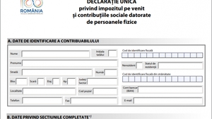 Decizie de ultimă oră! Declarația unică va fi modificată. Până la ce dată trebuie depusă