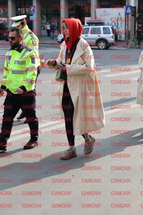 Monica Odagiu a provocat un accident mortal în jurul orei 16:15, în zona Ateneului Român / Sursă foto: CANCAN.RO