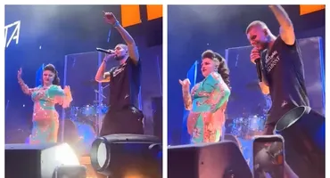 Cornelia dansatoarea face pereche pe scenă cu Andrei Bănuță. Imaginile care s-au viralizat