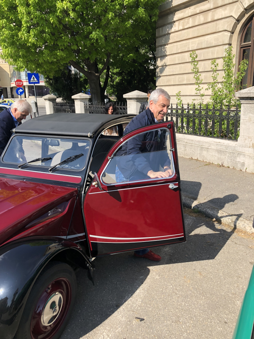 Citroenul cu care președintele Senatului a venit la Ploiești