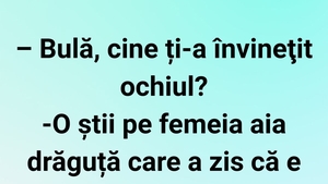 BANC | Cine i-a învinețit ochiul lui Bulă?