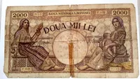 De necrezut! Cu câți lei se vinde această bancnotă de 2.000 de lei, din 17 Noiembrie 1941