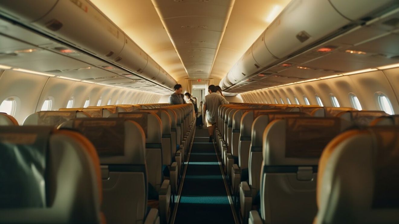 Cum reușește o tânără să stea singură pe rând, în avion. Ce truc a descoperit: "E ca la business class, dar în economy"