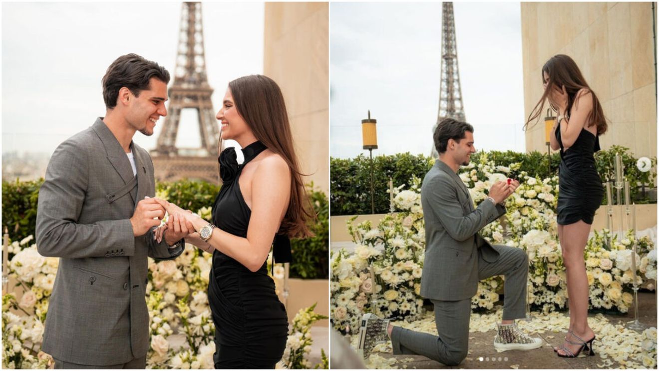 Cum arată inelul de 50.000 de euro pe care Ianis Hagi i l-a dăruit Elenei în centrul Parisului, când a cerut-o de soție