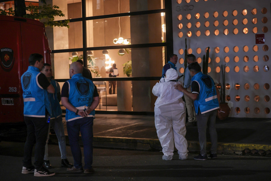 Fotografii de la locul morții lui Liam Payne, hotelul Casa Sur. Foto: Profimedia