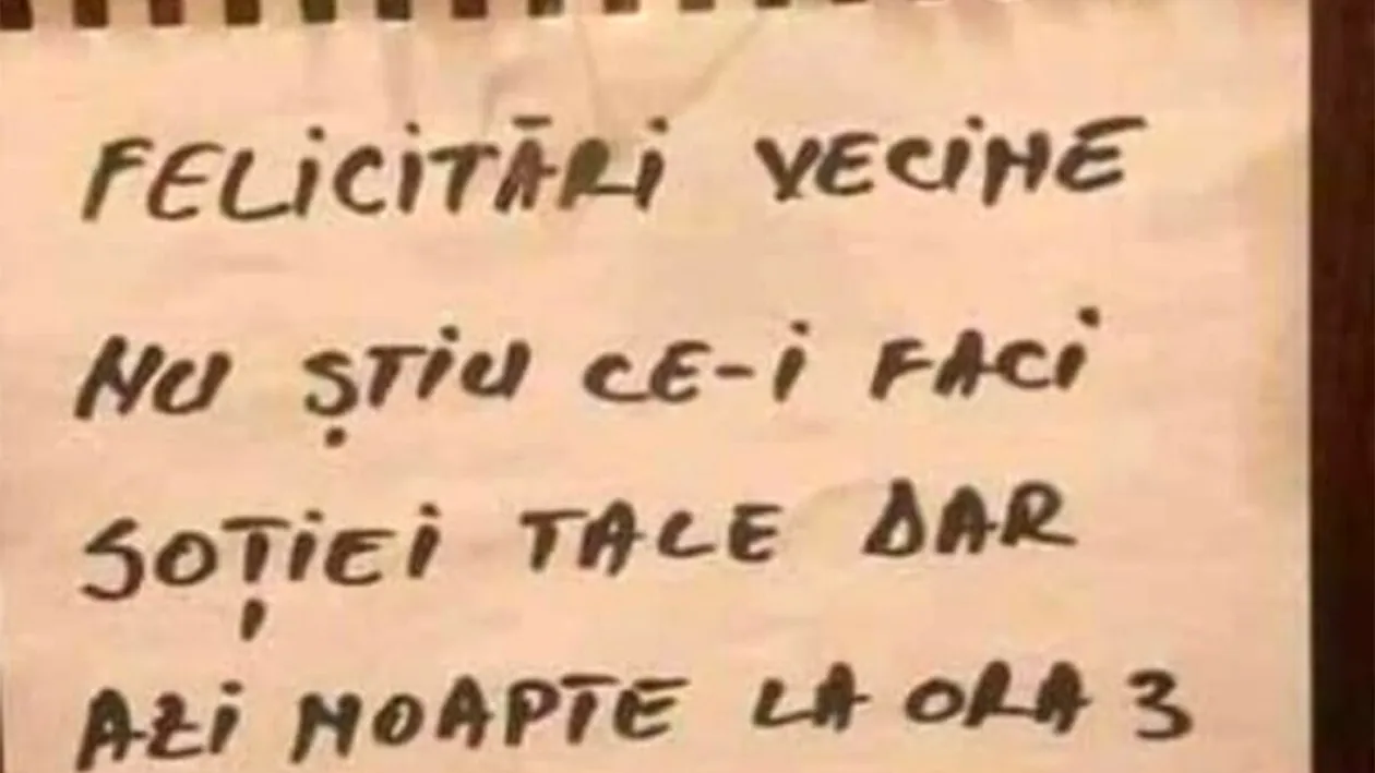 Bancul începutului de săptămână | Felicitări, vecine!
