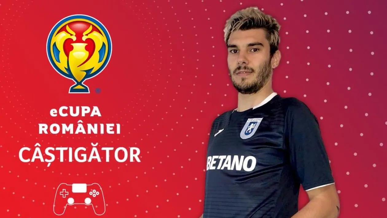 Olteanul Mihai Roman, cel mai bun fotbalist din Liga 1 la FIFA 20!