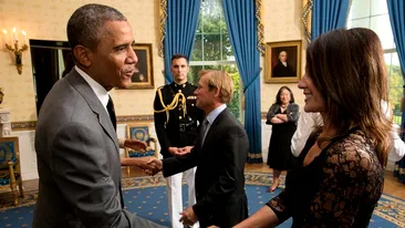 Nadia Comaneci s-a intalnit cu Barack Obama la Casa Alba: Mare onoare sa fiu aici