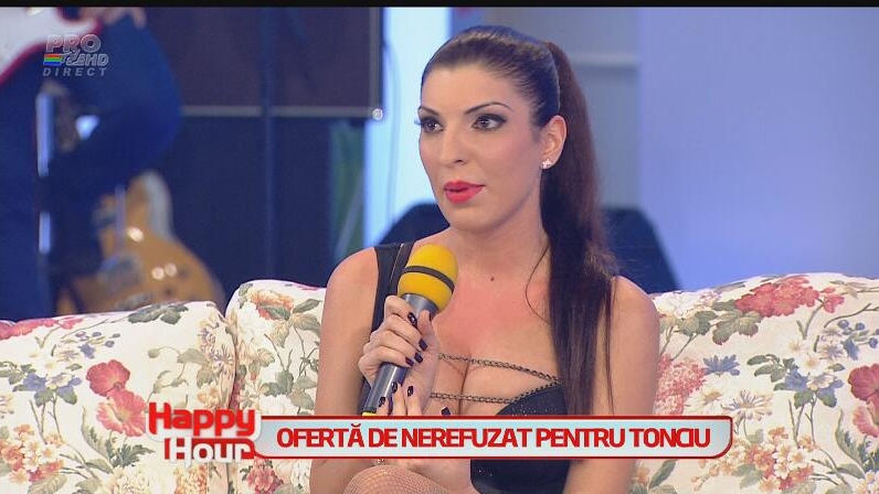 Cornel Tăbăcaru i-a făcut o ofertă de nerefuzat Andreei Tonciu! Vezi ce trebuie să facă bruneta pentru 1000 de dolari pe seară!
