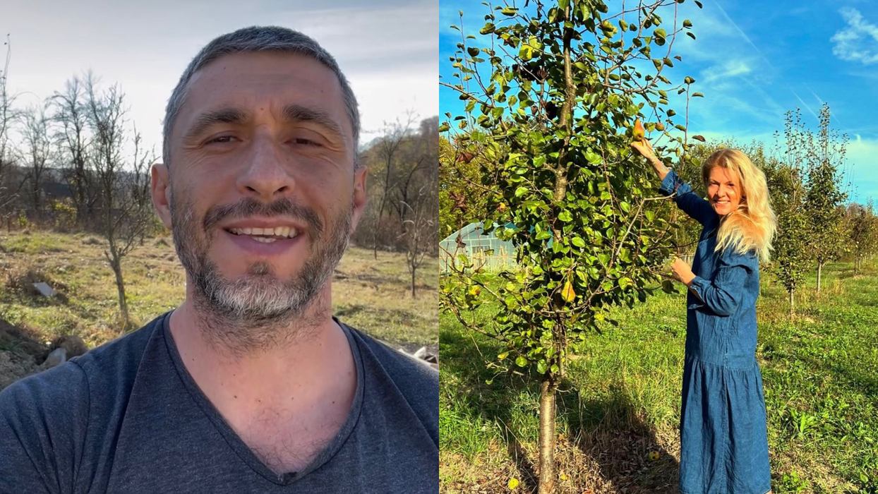 Ce viață frumoasă duce familia lui Dragoș Bucur la țară. Foto: Instagram / Dragoș Bucur / Dana Nălbaru