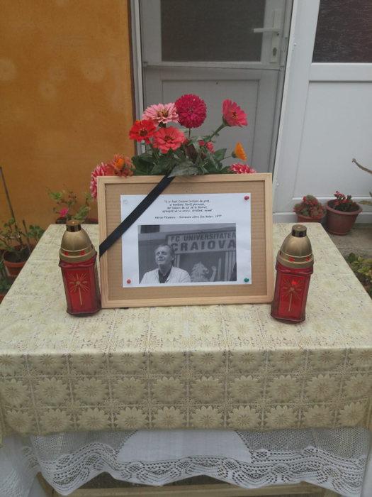 Noul proprietar al casei părintești a lui Balaci i-a dedicat un altar marelui fotbalist, chiar în curte