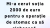 BANCUL ZILEI | Mi-a cerut soția 2.000 de euro