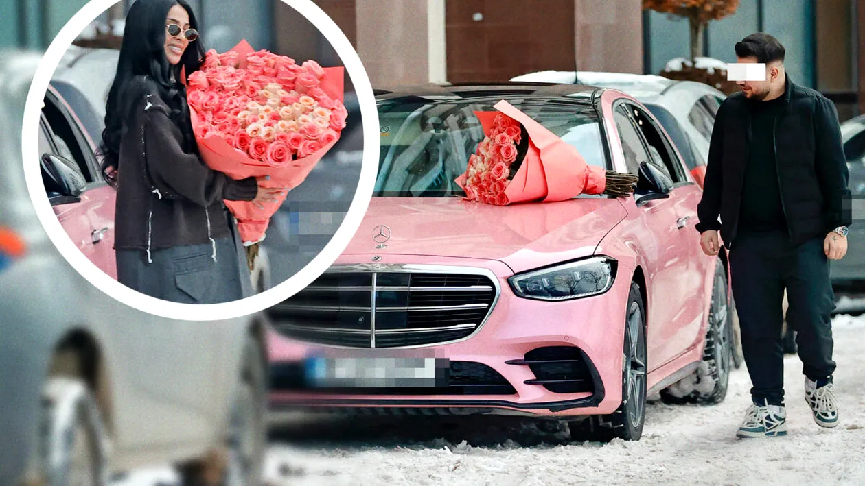 Cristina Pucean, surpriză spectaculoasă pe capota mașinii! Domnilor, luați notițe! Așa se cucerește o femeie!