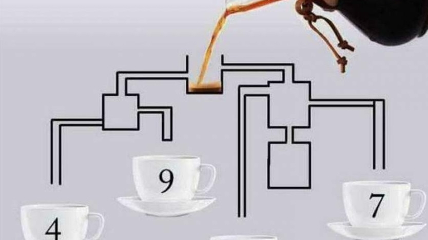 Testul care i-a înnebunit pe internauți. Care cană de cafea se va umple prima? Ai curaj să dai un răspuns?