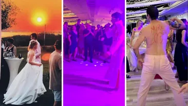 Nuntă secretă în showbizul românesc! Mirele s-a deghizat în Elvis Presley și a făcut show la malul mării
