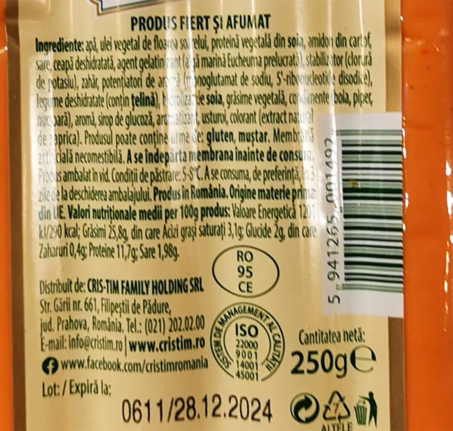 Ce conțin "crenvurștii" de post din Mega Image. Ce mâncăm, de fapt. Sursă foto: Cancan