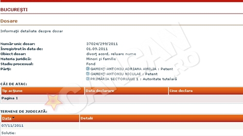 Telenovela in familia sopranei Amelia Antoniu! Cei doi soti au depus cererea de divort, dar s-au impacat a doua zi!